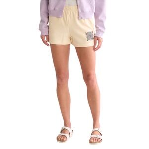 Billabong Women's Large Wave Runner Fleece Shorts Natural New with Tag